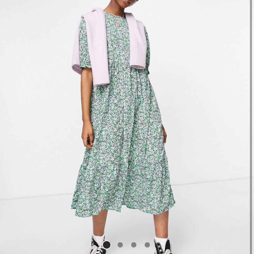 floral midi dress